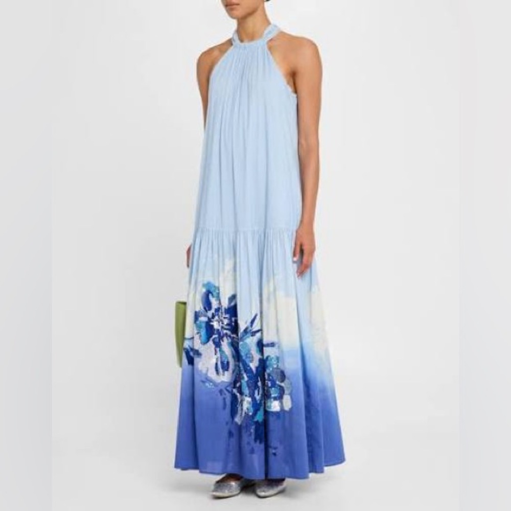 Kobi Halperin Women's Daelia Sequin Halter Maxi Dress